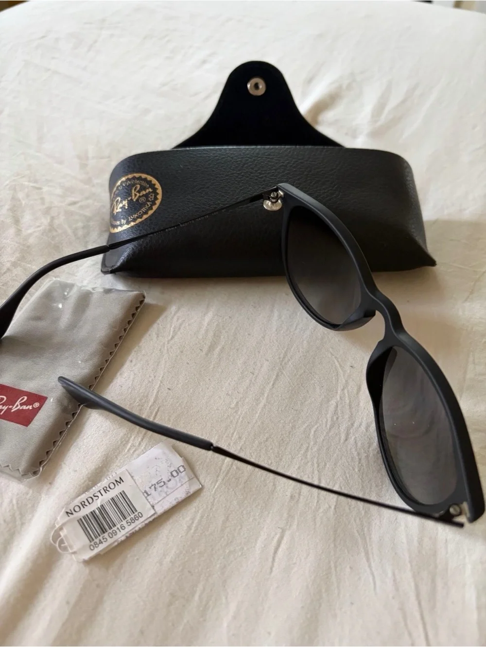 Nordstrom Black Sunglasses with Gray Gradient Lenses